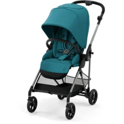 Cybex GOLD Kinderwagen Melio Taupe Black River Blue