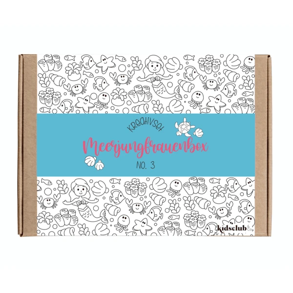 Kidsclub&Co. Meerjungfrauenbox - Kreativ- & Bastelbox 1 Kidsclub&Co. Meerjungfrauenbox - Kreativ- & Bastelbox