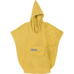 Odenwälder Frottee-Badeponcho Mustard